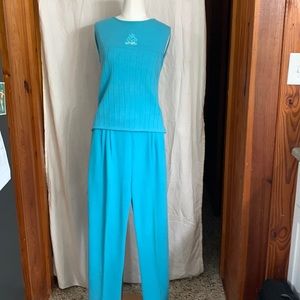 St. John knit pant and top combo